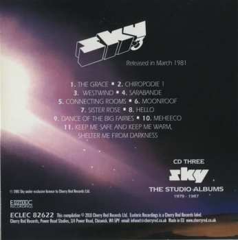 7CD/DVD/Dobozkészlet Sky: The Studio Albums 1979-1987