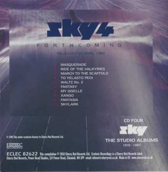 7CD/DVD/Dobozkészlet Sky: The Studio Albums 1979-1987