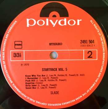 LP Slade: Startrack Vol.5