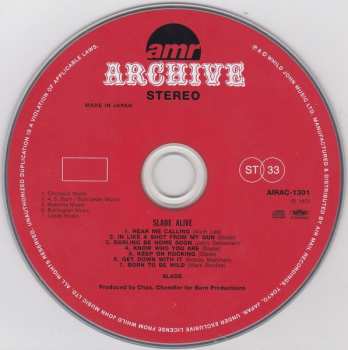 CD Slade: Slade Alive! LTD
