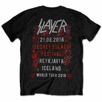 Merch Slayer: Tričko Eagle Grave 21/06/18 Iceland Event  S