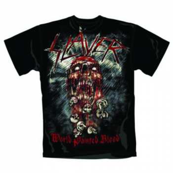 Merch Slayer: Póló World Painted Blood Skull 