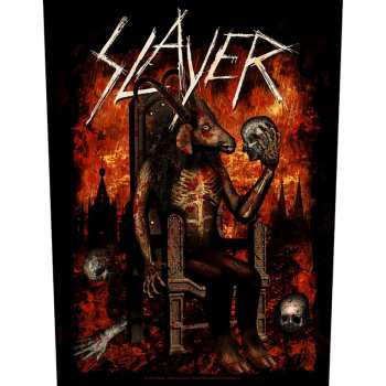 Merch Slayer: Hátfelvarró Devil On Throne