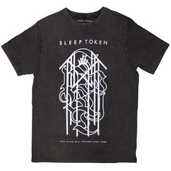 Merch Sleep Token: Stone Wash Póló Tomb Sigil