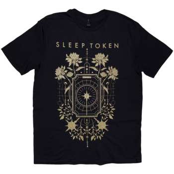 Merch Sleep Token: Sleep Token Unisex T-shirt: Caramel (black) (back Print) (small) S