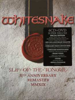 6CD/DVD/Dobozkészlet Whitesnake: Slip Of The Tongue (30th Anniversary Remaster MMXIX) DLX