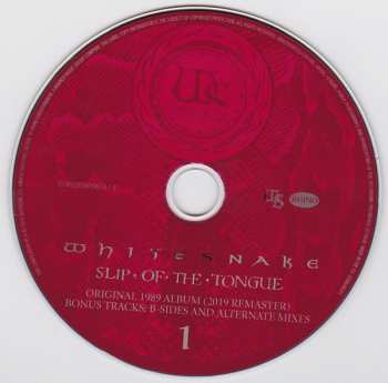 6CD/DVD/Dobozkészlet Whitesnake: Slip Of The Tongue (30th Anniversary Remaster MMXIX) DLX