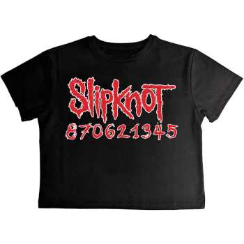 Merch Slipknot: Slipknot Ladies Crop Top: Don't Ever Judge Me (back Print) (small) S