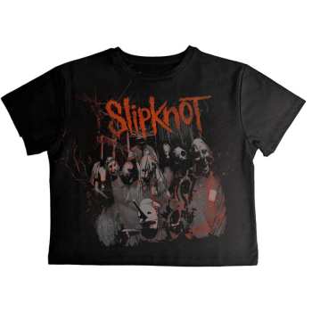  Slipknot: Slipknot Ladies Crop Top: Ouija Belt (back Print) (large) L