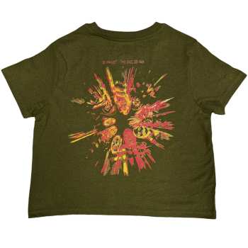 Merch Slipknot: Slipknot Ladies Crop Top: The End, So Far Band Figures (green) (back Print) (small) S