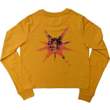 Merch Slipknot: Slipknot Ladies Long Sleeve Crop Top: The End So Far Barcode (back Print) (small) S