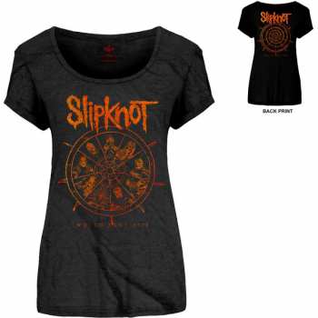 Merch Slipknot: Női Scoop Neck Póló The Wheel 