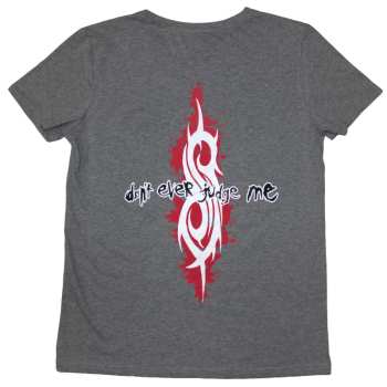 Merch Slipknot: Slipknot Ladies T-shirt: Don't Ever Judge Me (back Print) (medium) M