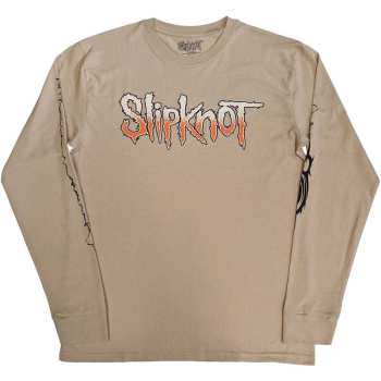 Merch Slipknot: Slipknot Unisex Long Sleeve T-shirt: The End So Far Logo Barcode (back & Sleeve Print) (small) S
