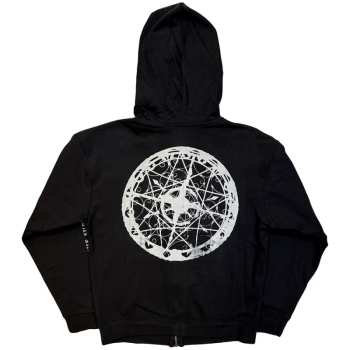 Merch Slipknot: Slipknot Unisex Zipped Hoodie: Subliminal Verses (black) (back Print) (medium) M