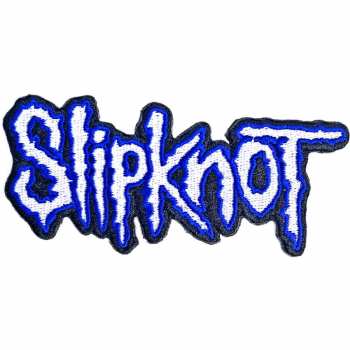 Merch Slipknot: Felvarró Cut-out Logo Slipknot Blue Border