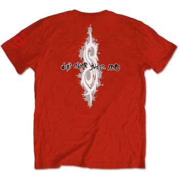 Merch Slipknot: Slipknot Unisex T-shirt: 27th Anniversary Don't Ever Judge Me (back & Sleeve Print) (xxx-large) XXXL