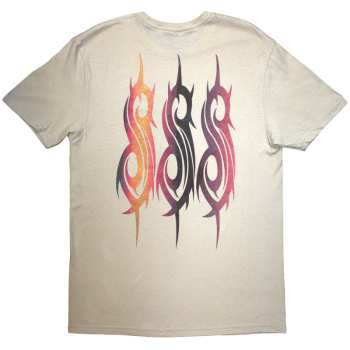 Merch Slipknot: Slipknot Unisex T-shirt: 25th Anniversary Inlay (sand) (back Print) (small) S