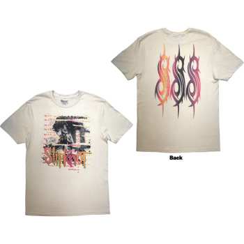 Merch Slipknot: Slipknot Unisex T-shirt: 25th Anniversary Inlay (sand) (back Print) (small) S