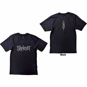 Merch Slipknot: Slipknot Unisex Hi-build T-shirt: Logo (back Print) (large) L