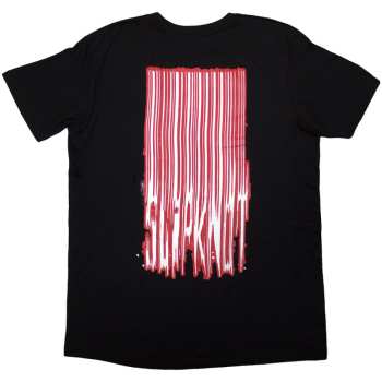 Merch Slipknot: Slipknot Unisex T-shirt: Stretched Barcode (black) (back Print) (small) S