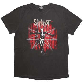  Slipknot: Slipknot Unisex T-shirt: The Gray Chapter Star (back Print & Wash Collection) (medium) M