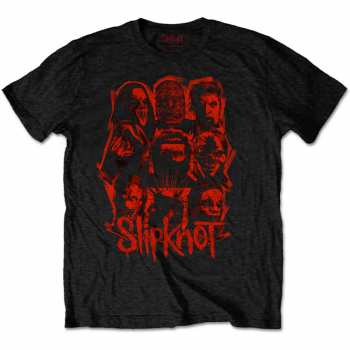 Merch Slipknot: Póló Wanyk Red Patch 