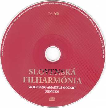 2CD Slovak Philharmonic Orchestra: Wolfgang Amadeus Mozart Symfónie Č. 40, 25 – Rekviem
