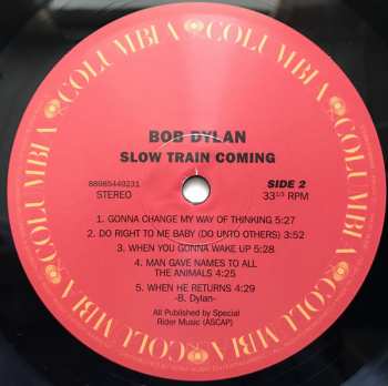 LP Bob Dylan: Slow Train Coming