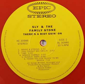 LP Sly & The Family Stone: There's A Riot Goin' On LTD | CLR