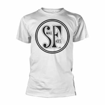 Merch Small Faces: Póló Logo Small Faces (white/black)