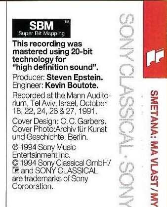 CD Bedřich Smetana: Má Vlast