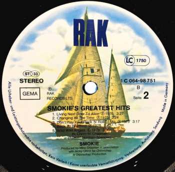 LP Smokie: Greatest Hits