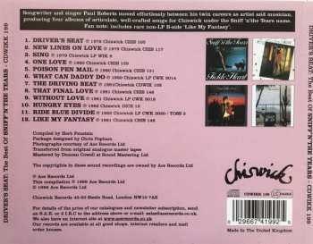 CD Sniff 'n' The Tears: Driver's Seat: The Best Of Sniff 'n' The Tears