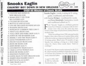 CD Snooks Eaglin: Country Boy Down In New Orleans