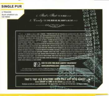 CD Snoop Dogg: That's That