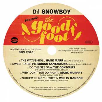 2LP Snowboy: The Good Foot