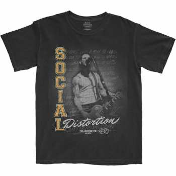 Merch Social Distortion: Póló Athletics 