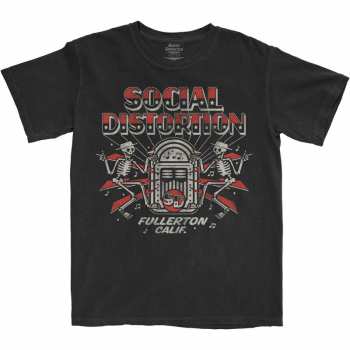 Merch Social Distortion: Póló Jukebox Skelly 