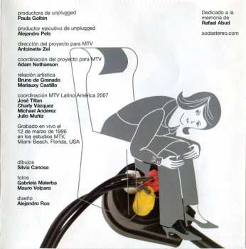 CD/DVD Soda Stereo: MTV Unplugged Comfort Y Musica Para Volar (CD + DVD)