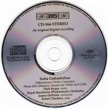 CD Kungliga Filharmonikerna: Offertorium • Freue Dich