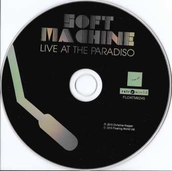CD Soft Machine: Live At The Paradiso