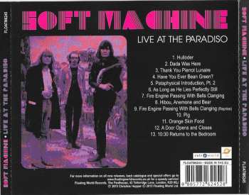 CD Soft Machine: Live At The Paradiso
