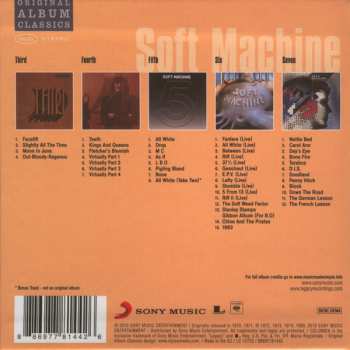5CD/Dobozkészlet Soft Machine: Original Album Classics