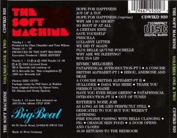 CD Soft Machine: Volumes One And Two