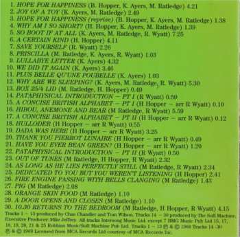 CD Soft Machine: Volumes One And Two