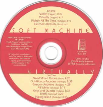 CD Soft Machine: Virtually