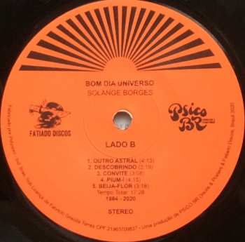LP Solange Borges: Bom Dia Universo