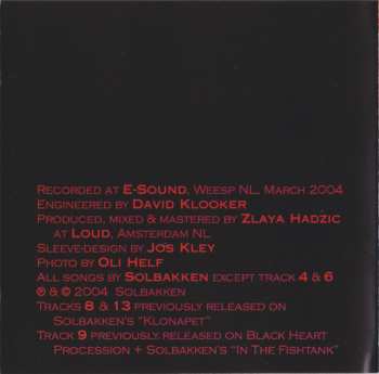 CD Solbakken: Music For Lost