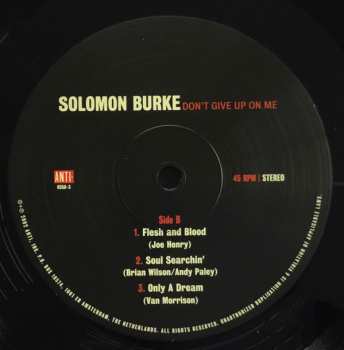 2LP Solomon Burke: Don't Give Up On Me
